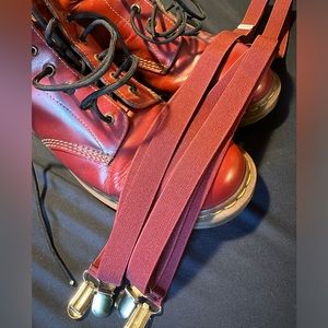 Dark Red/Oxblood Braces.